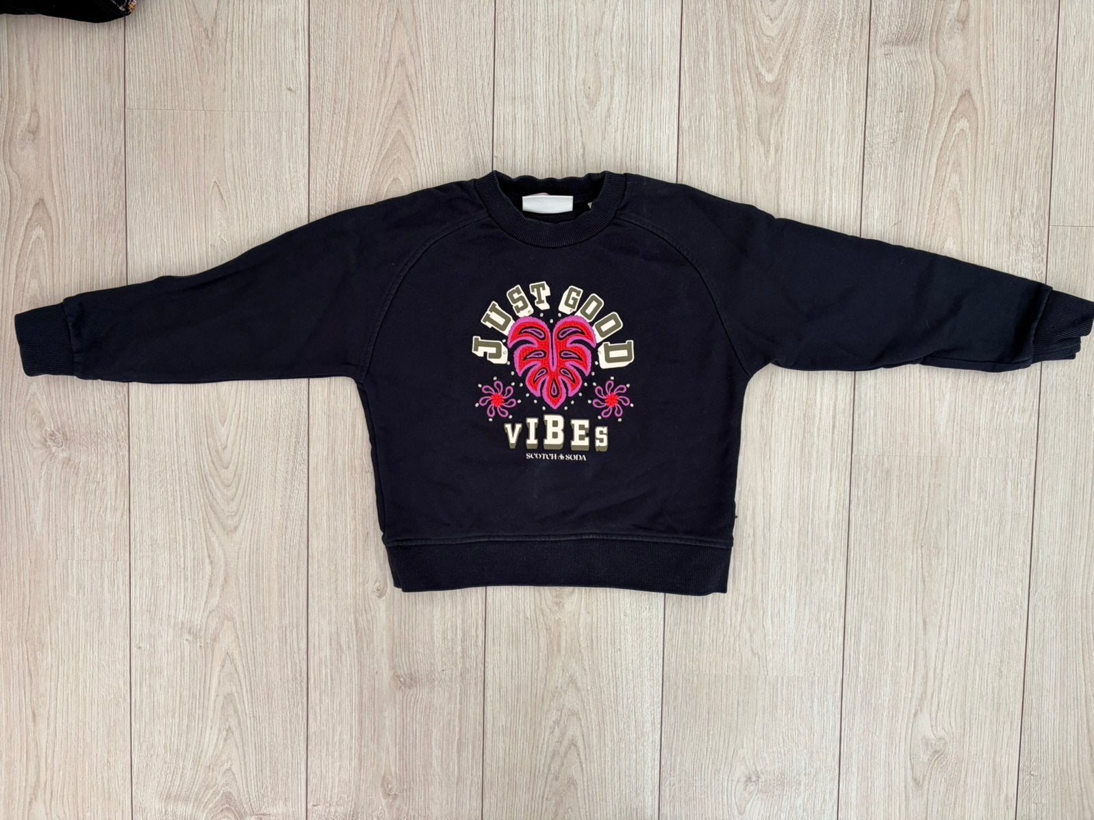 Scotch & Soda sweater maat 128 blauw, Ophalen of Verzenden, Gebruikt, Meisje, Trui of Vest
