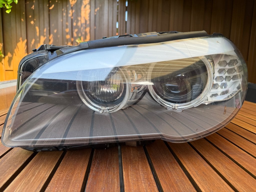 BMW F10 of F11 xenon koplampunit links, Ophalen, Gebruikt, BMW