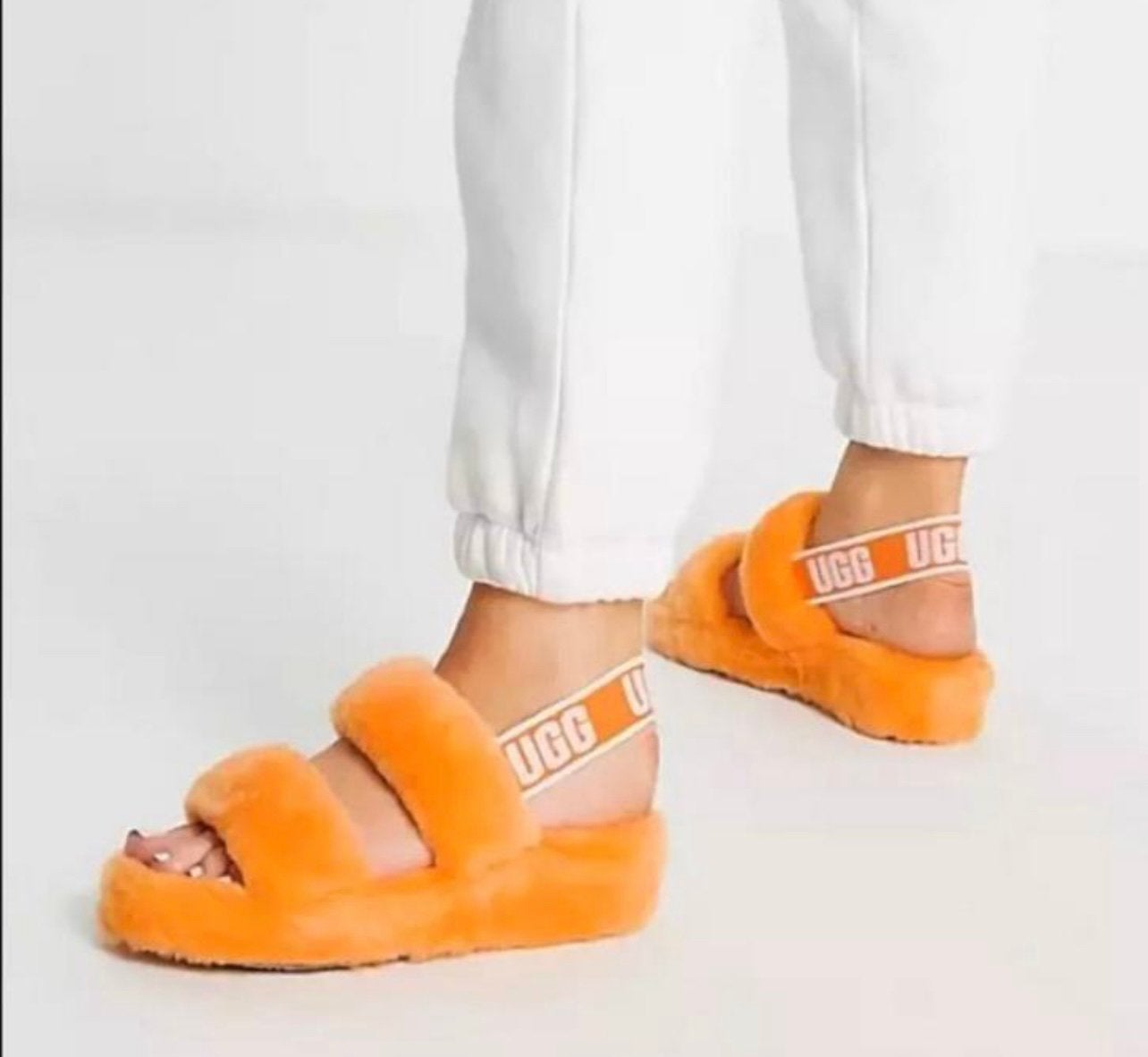 Ugg oh Yeah Womens Fluf Sandalen / Pantoffels, NIEUW, Ophalen, Nieuw, Pantoffels of Sloffen