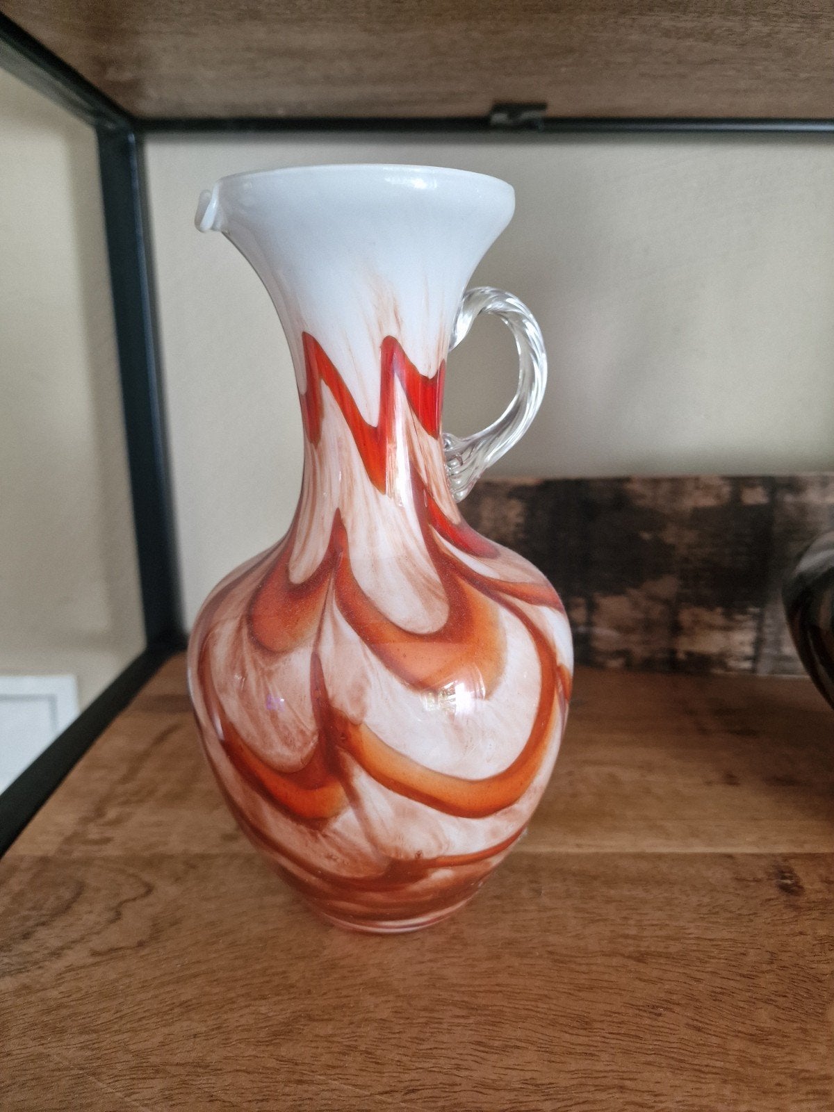 Vintage opaline vaas Carlo moretti of Vetreria Barbieri, Ophalen