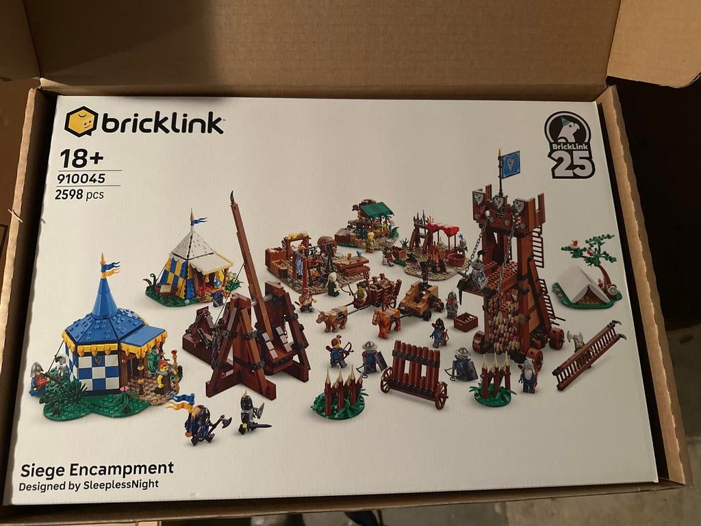 Nieuw Lego BrickLink 910045 Siege Encampment, Kinderen en Baby's, Speelgoed | Duplo en Lego, Nieuw, Lego, Complete set, Ongeopend/sealed