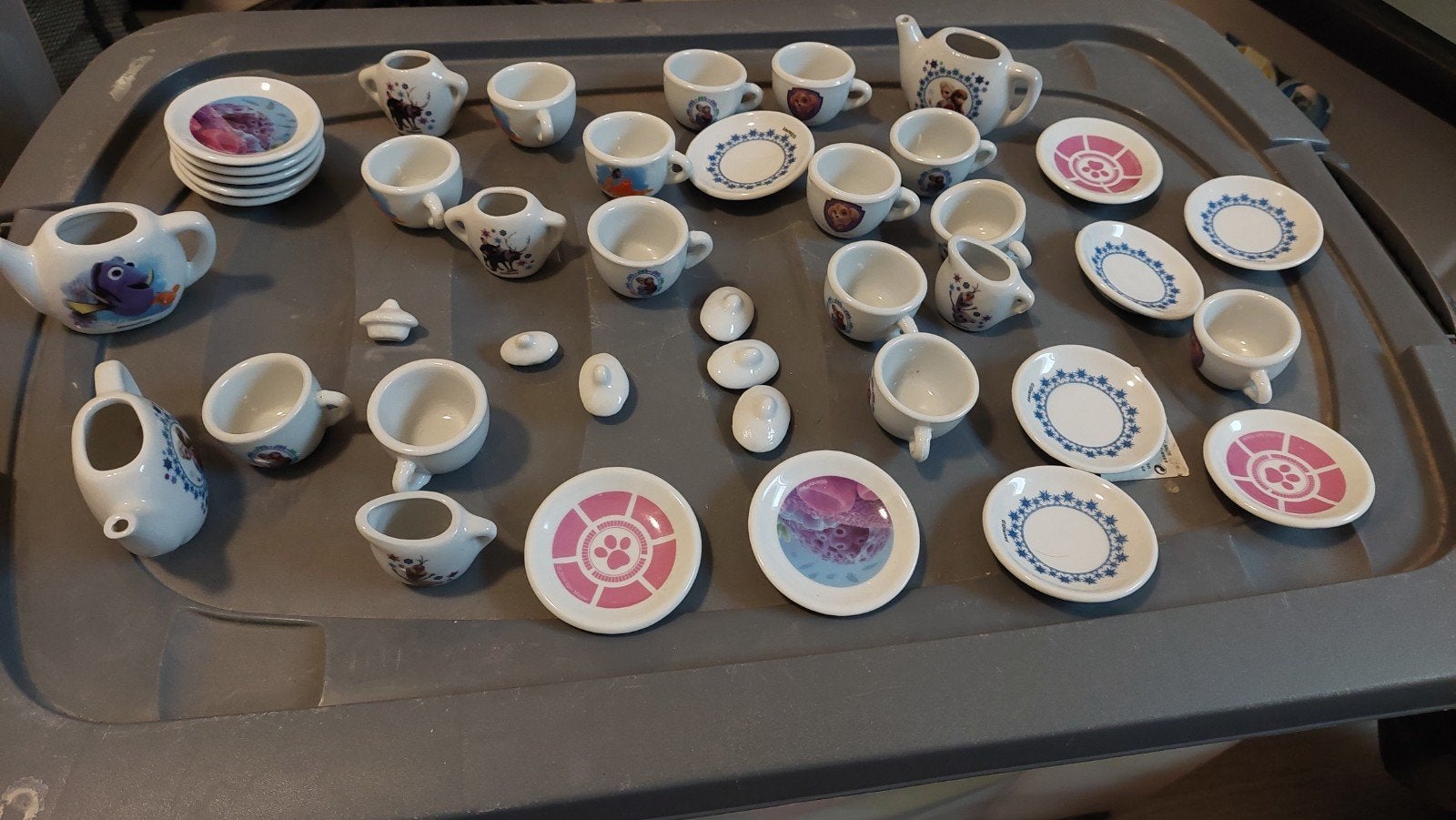 theeservies Frozen Paw Patrol Finding Dory, Ophalen, Jongen of Meisje
