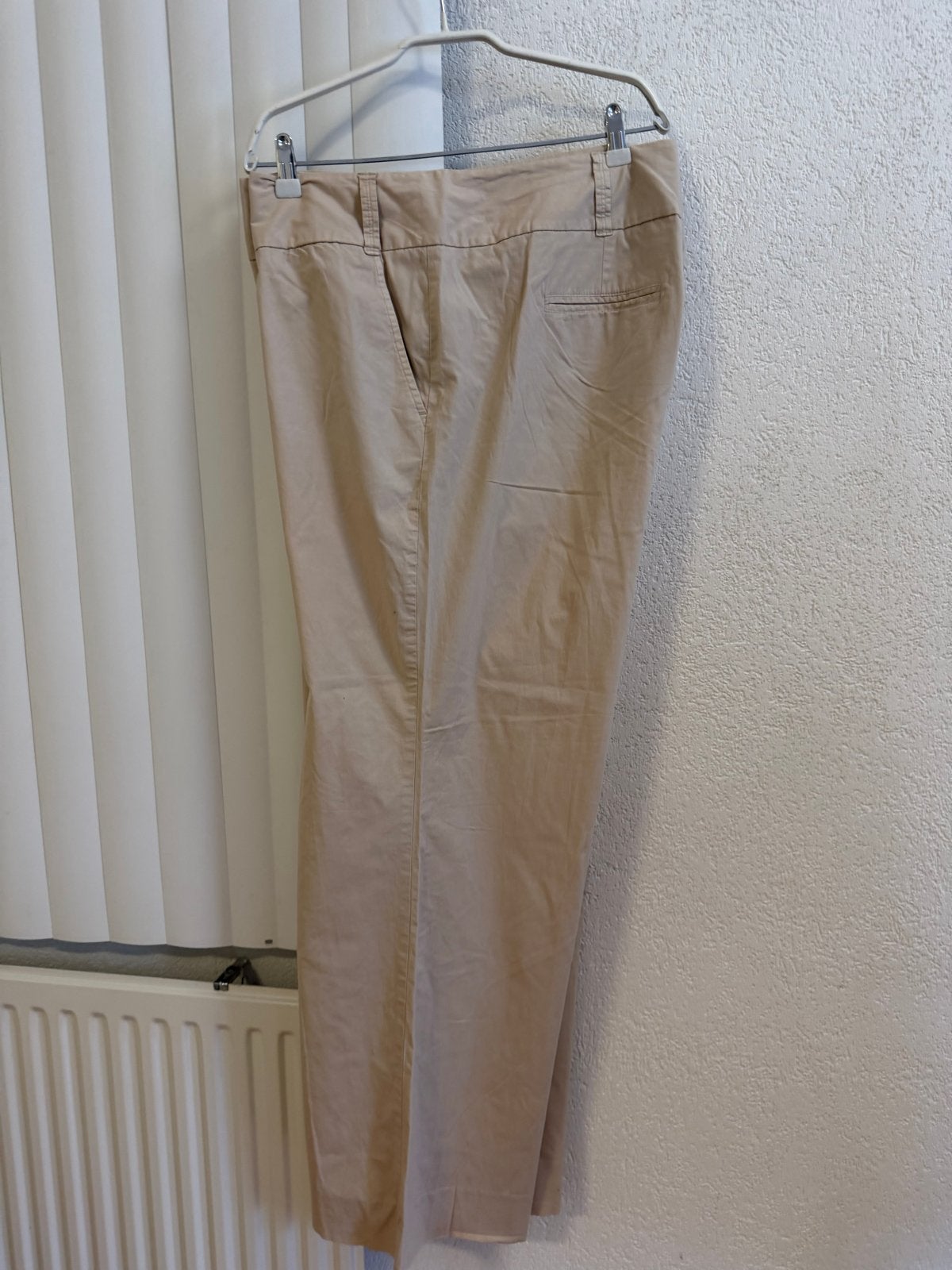 Beige wijde broek - INC International Concepts (maat 54), Kleding | Dames, Broeken en Pantalons, Zo goed als nieuw, Maat 46/48 (XL) of groter