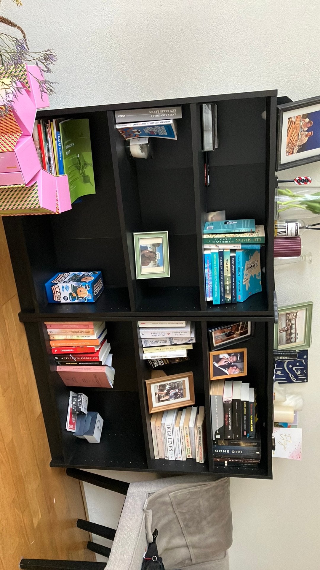 2 zwarte boekenkasten, Billy, Ikea, Ophalen, 100 tot 150 cm, 50 tot 100 cm, Zo goed als nieuw