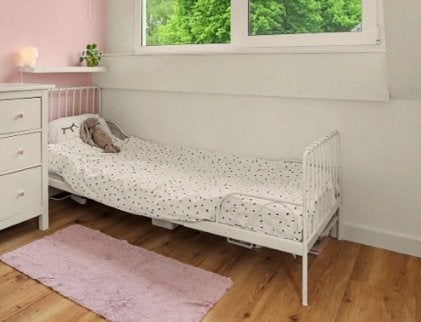 Ikea bed meegroeibed, Ophalen, Gebruikt, 180 cm of meer, 85 tot 100 cm