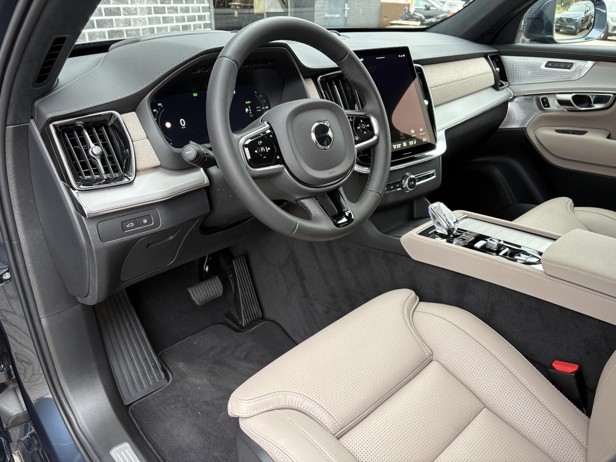 Volvo XC90 T8 Plug-in hybrid AWD Ultra Bright Executive Edit, Auto's, Volvo, 12 maanden, Euro 6, Blauw, SUV of Terreinwagen