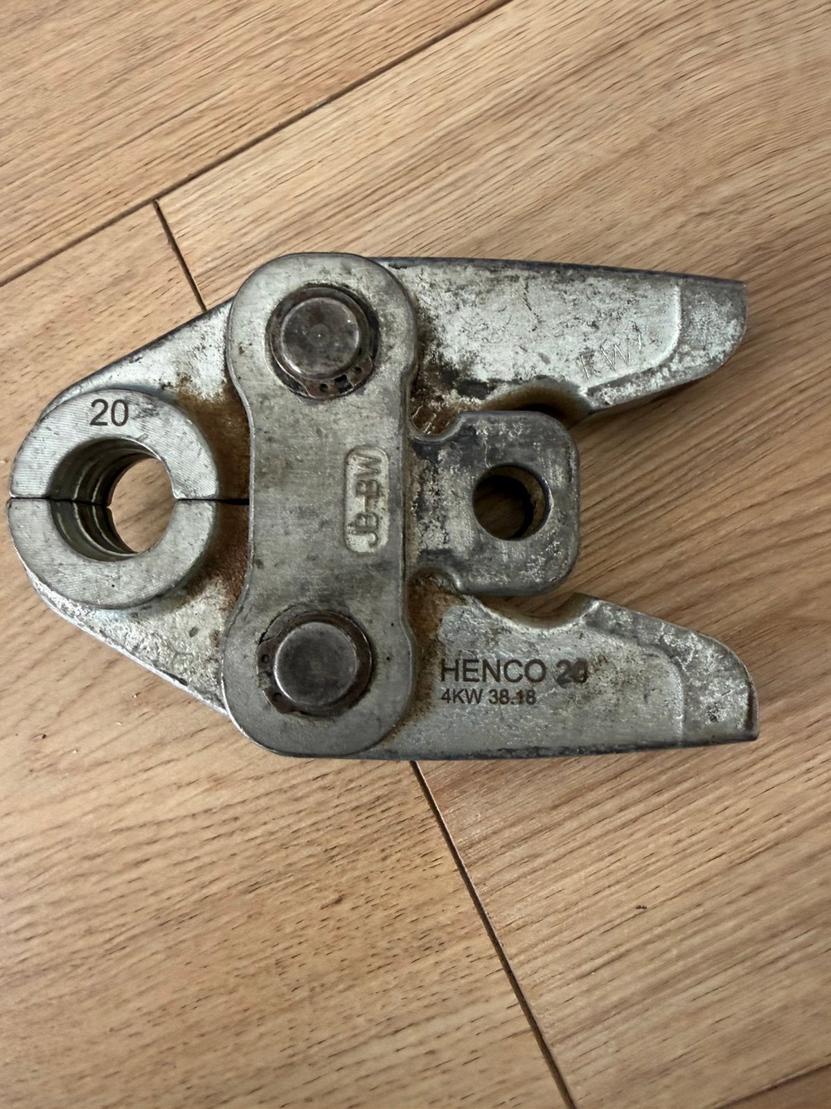 Henco Persbek 20 mm, Doe-het-zelf en Verbouw, Ophalen, Zo goed als nieuw