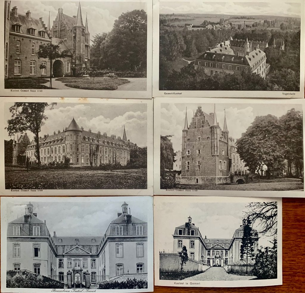 Gemert, Kasteel 6 kaarten ca 1915, Verzenden, Voor 1920, Noord-Brabant