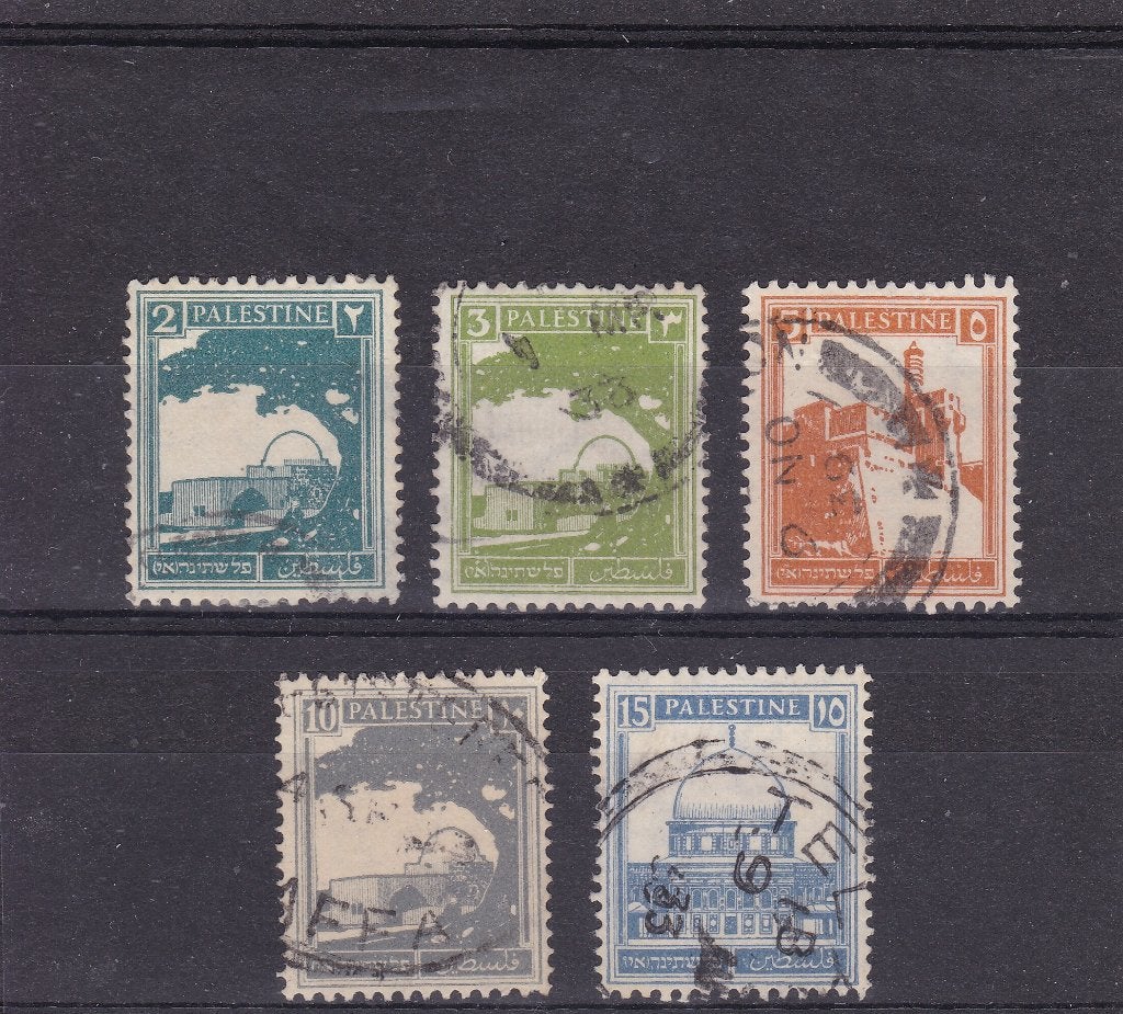 Palestina, zegels  van de Britse mandaatperiode. Zie scans., Verzenden, T/m 1940, Gestempeld