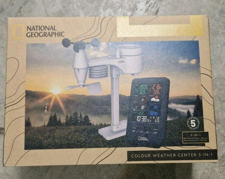 National Geographic Kleuren Weerstation 5-in-1. zie defect, Ophalen of Verzenden, Nieuw, Weerstation