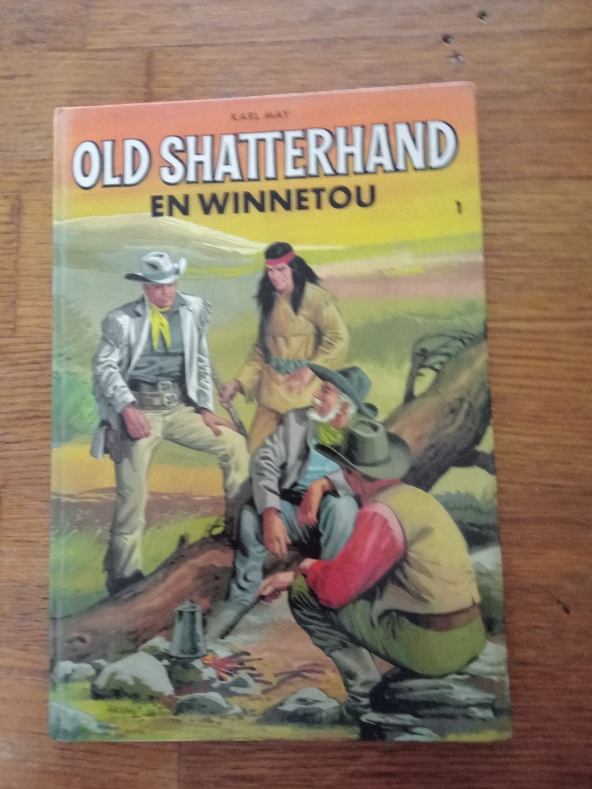 Old Shatterhand en Winnetou - Deel 1 (Karl May), Boeken, Stripboeken, Gelezen, Ophalen of Verzenden, Karl May, Eén stripboek