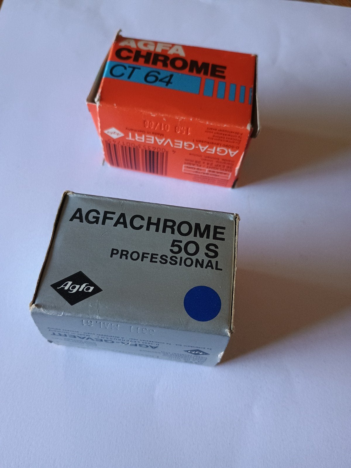 Agfachrome Diafilm, Ophalen, 35mm film
