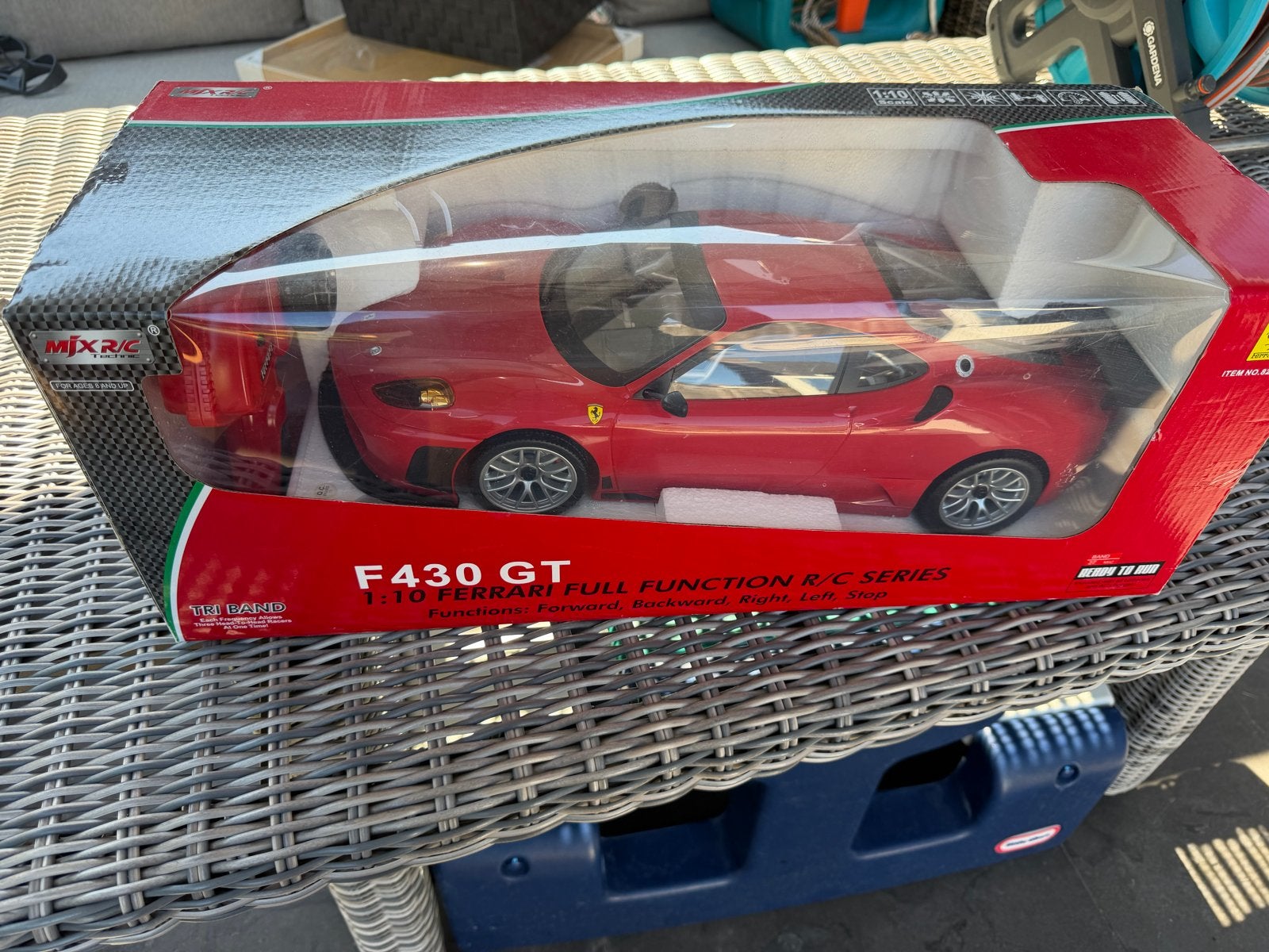 Ferrari F430 GT RC Auto 1:10 - bestuurbare auto, Elektro, Ophalen of Verzenden, Zo goed als nieuw, Schaal 1:10