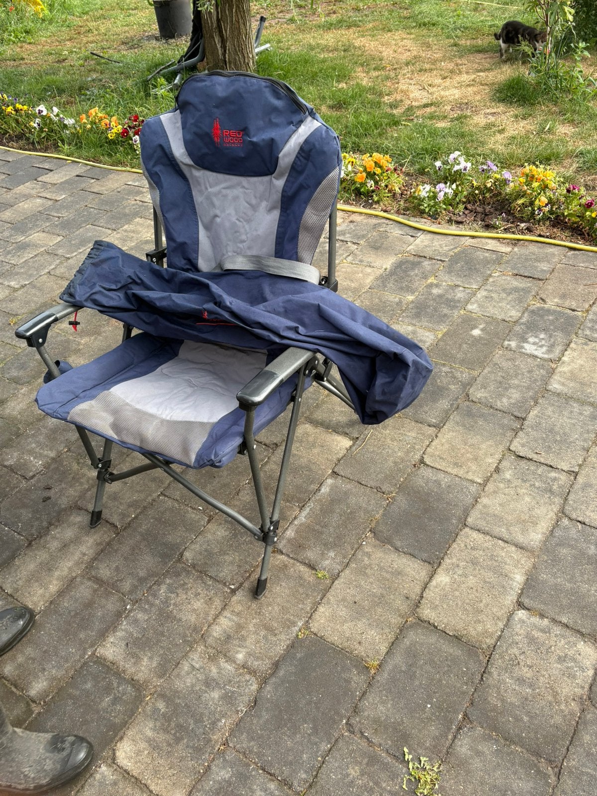 3 inklapstoelen camping stoelen, Ophalen, Zo goed als nieuw, Campingstoel
