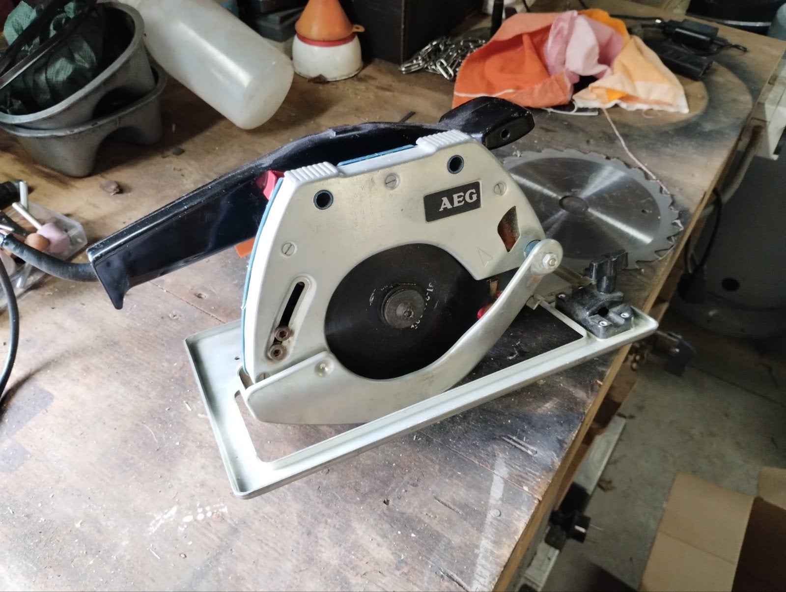 AEG HK 160 A Cirkelzaag, AEG, Gebruikt, Cirkelzaag, 600 tot 1200 watt