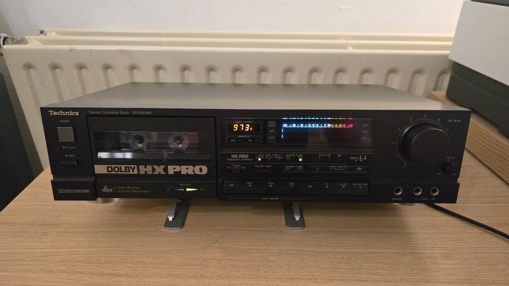 Technics RS-B608R cassettespeler, Ophalen, Enkel, Overige merken, Tiptoetsen