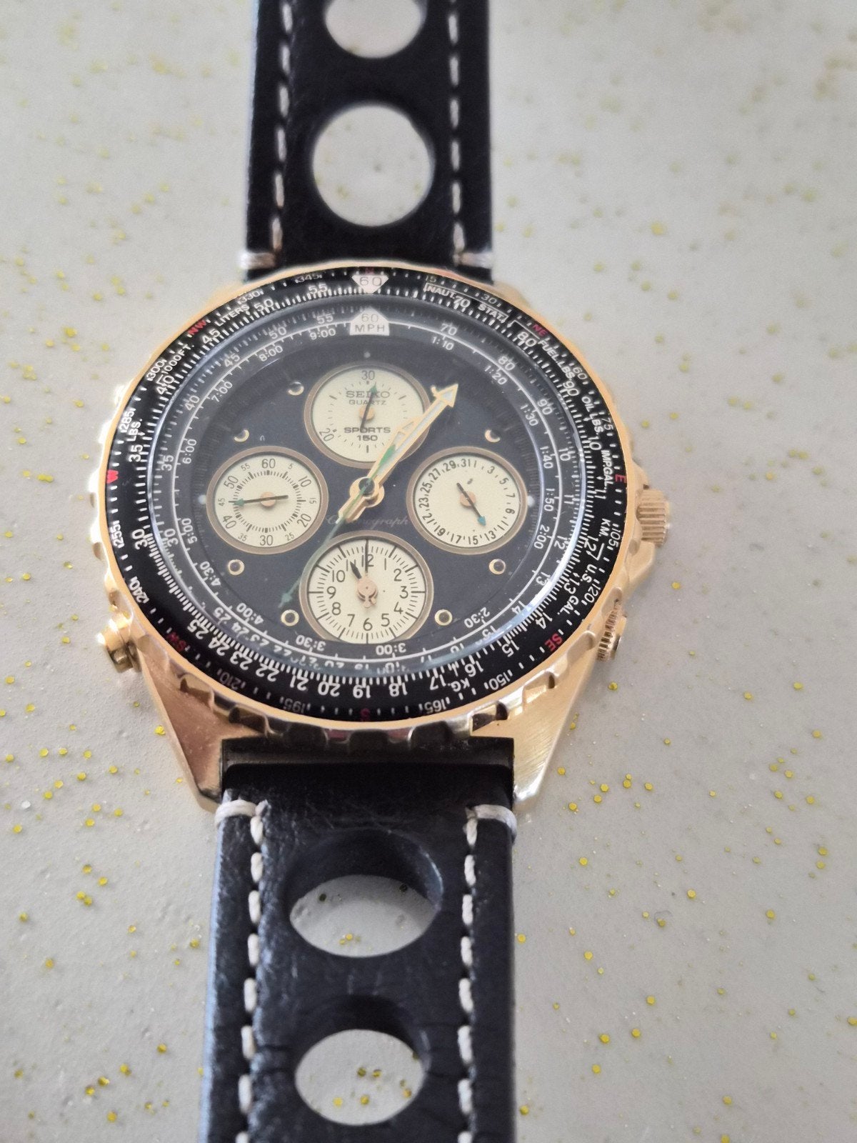 Seiko FlightMaster

7T34-6A00 - Sports 150M - Reverse Panda, Seiko, Leer, Staal, Polshorloge