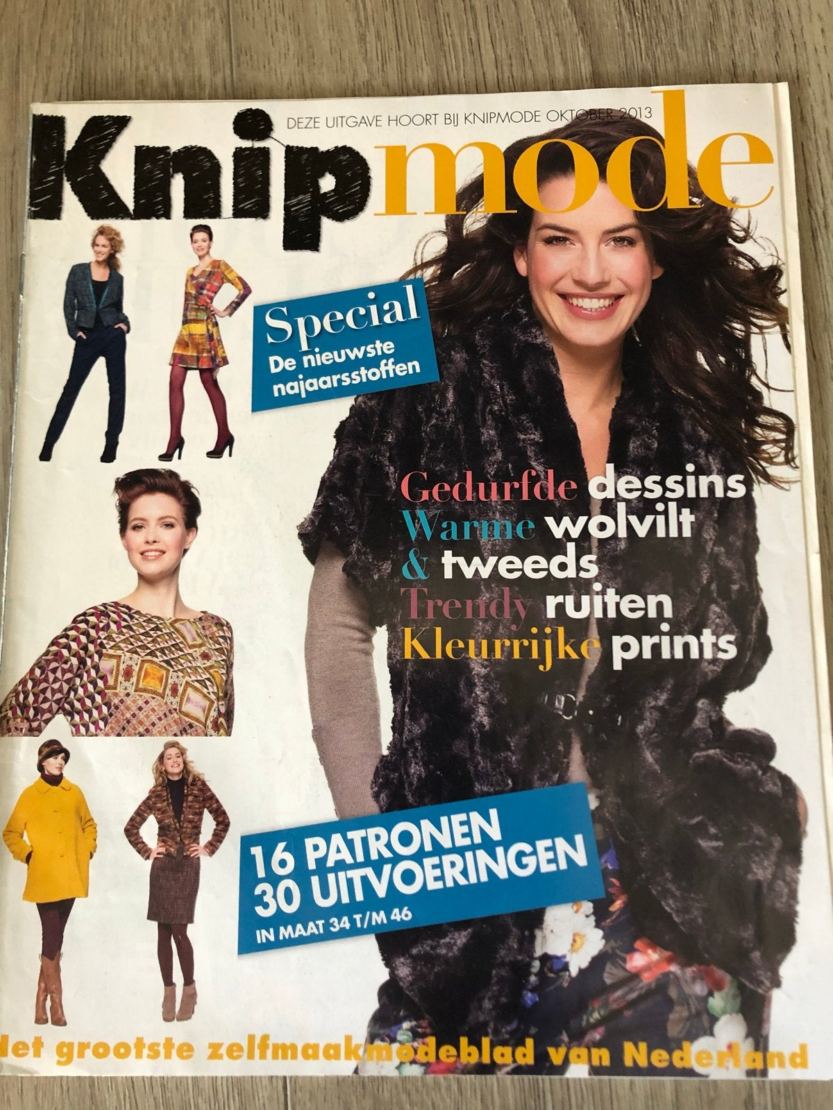 Knipmode Special Oktober 2013 - Najaarsstoffen & Patronen, Ophalen of Verzenden, Gelezen, Damesbladen