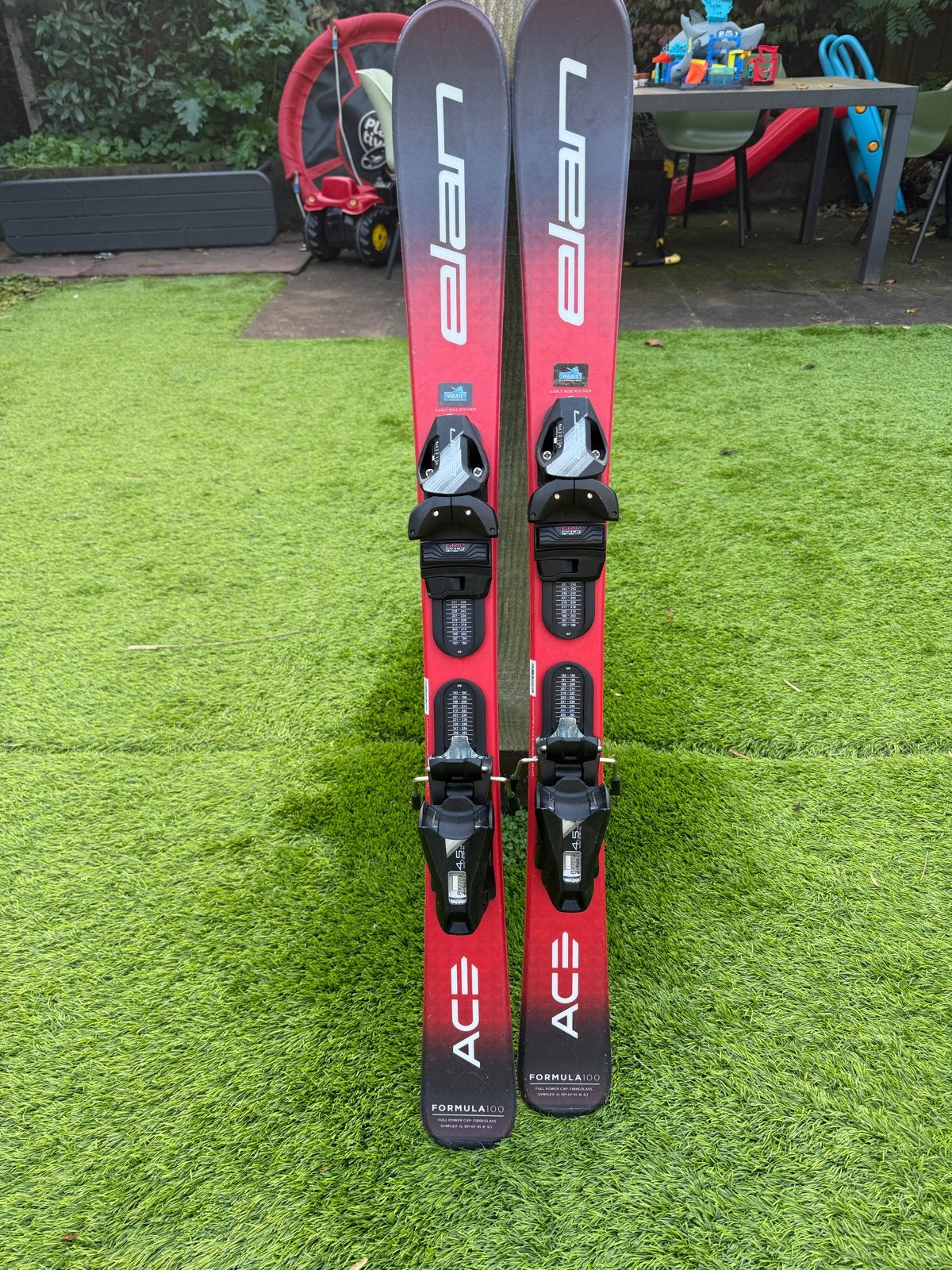 Kinderski Elan Formula 100 cm ski's met RS 4.5 GW bindingen, Ophalen of Verzenden, Zo goed als nieuw, Skiën, Minder dan 100 cm