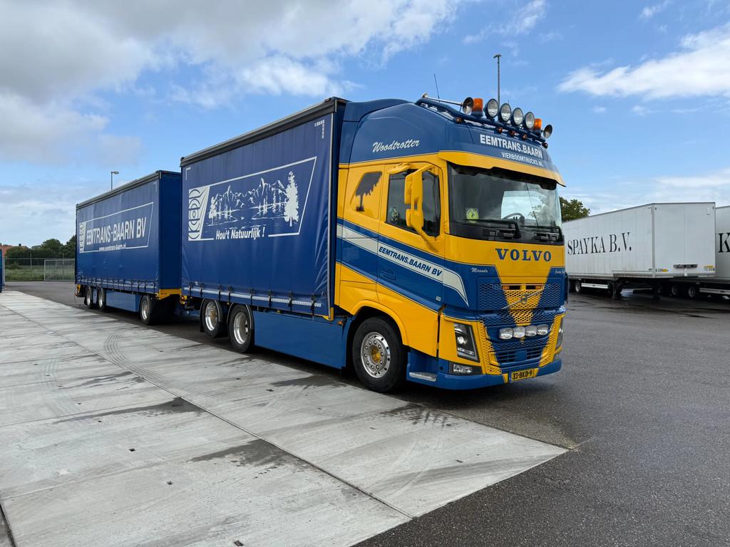 Volvo FH 16 FH750 Schiebeplane mit Anhanger komplett 2017 Wi, Auto's, Vrachtwagens, Automaat, Euro 6, Leder, Bedrijf