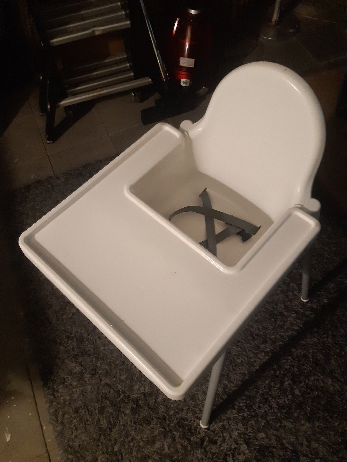 ikea hoge kinderstoel met blad wit, Ophalen, Gebruikt, Overige typen