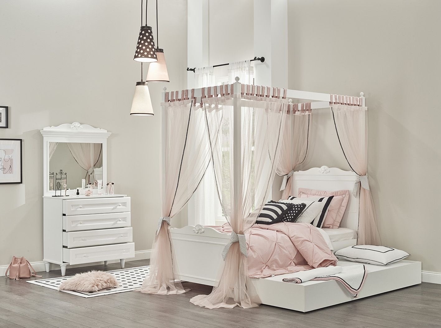 Wit eenpersoonsbed met lade, matras en lattenbodem - zgan, 90 cm, Eenpersoons, Wit, Ophalen of Verzenden