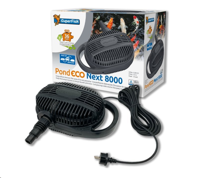 Pond pump - Superfish Pond Eco Next 8000-36W, Ophalen of Verzenden, Nieuw, Vijverpomp