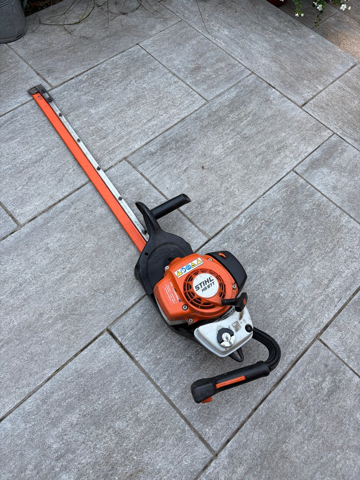 Stihl HS 87 T Heggenschaar  benzine, Ophalen, Gebruikt, Benzine