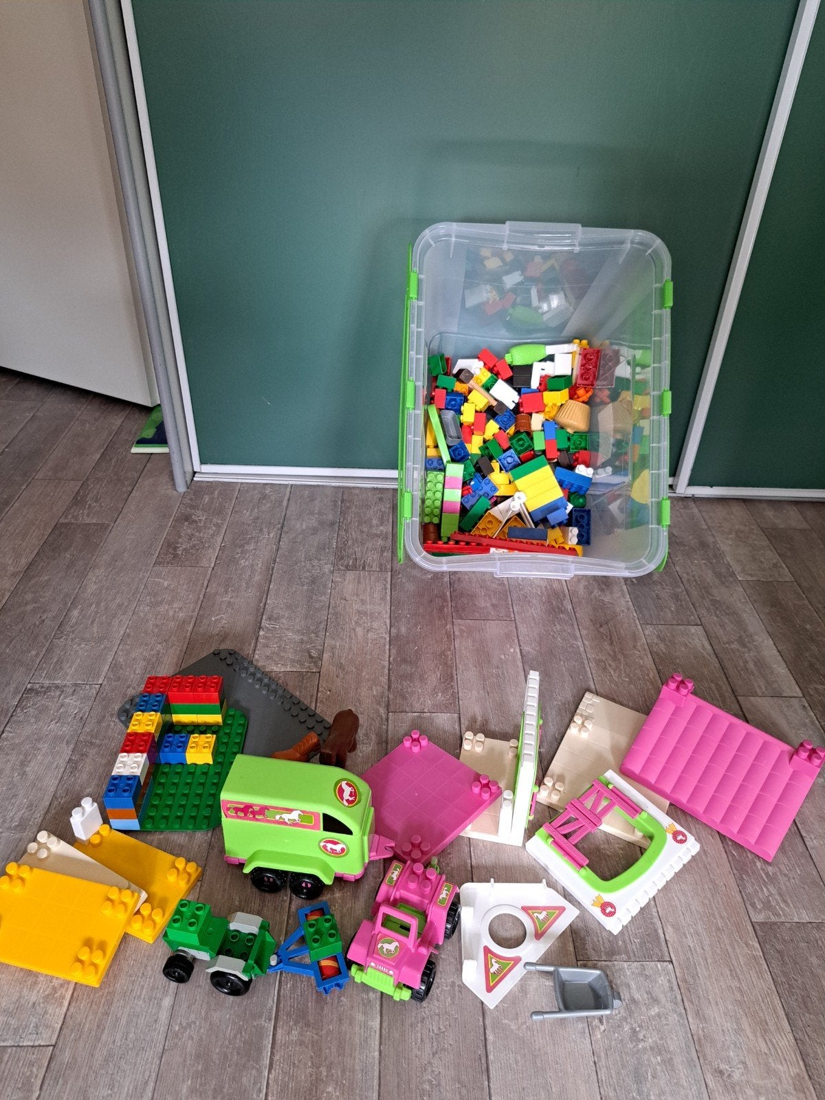 lego duplo bouwpakket., Kinderen en Baby's, Ophalen, Gebruikt, Complete set, Duplo