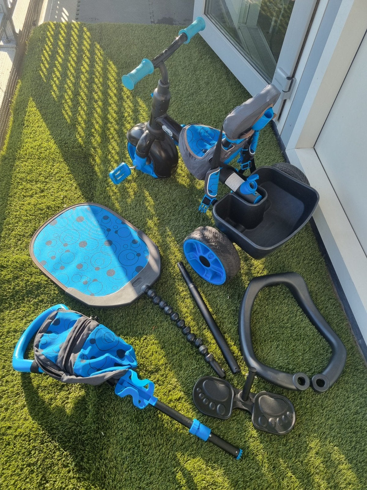 Little Tikes 4-in-1 Deluxe driewieler met duwstang, Ophalen, Terugtraprem, Gebruikt, Little Tikes