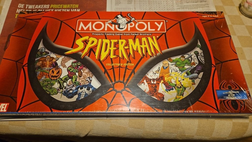 bordspel seal Monopoly Spider-Man Monopolie gelimiteerd, Hobby en Vrije tijd, Een of twee spelers, Ophalen of Verzenden, Nieuw