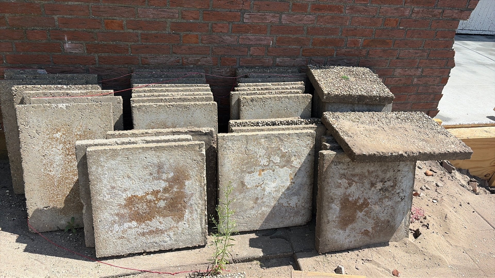 Gratis op te halen terrastegels, Tuin en Terras, Ophalen, Zo goed als nieuw, Hout