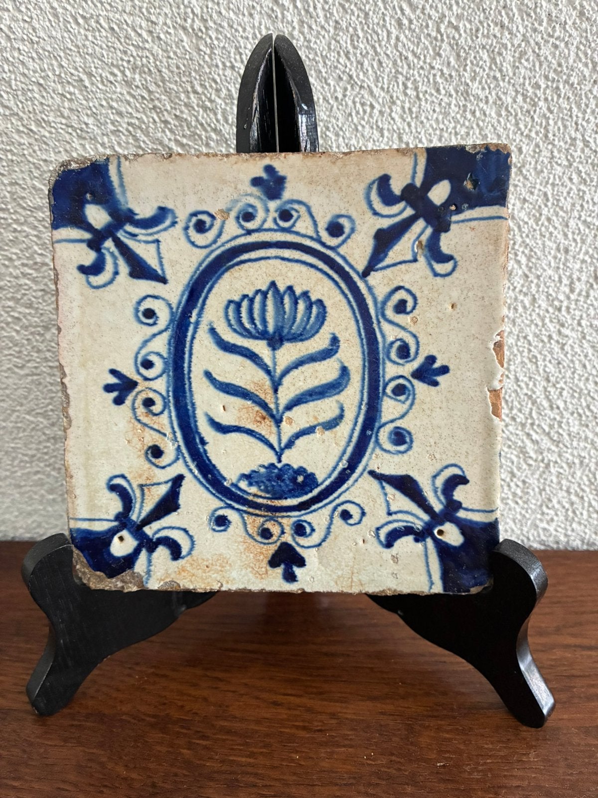 Antieke tegel, Ophalen of Verzenden