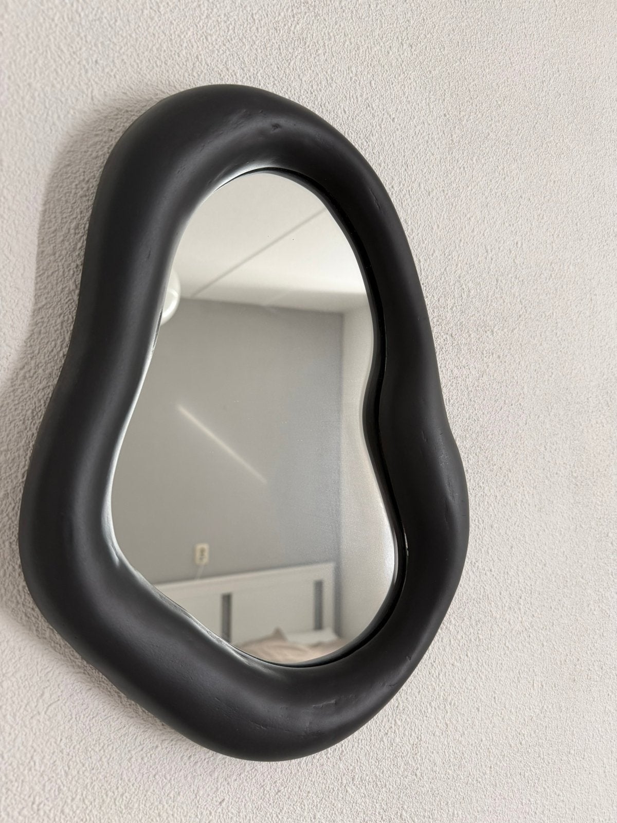 H&M Home organische spiegel 40 cm, Huis en Inrichting, Ophalen, Minder dan 50 cm, Zo goed als nieuw, Minder dan 100 cm