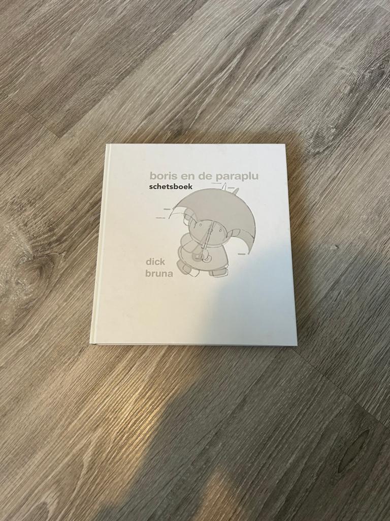 Boris en de paraplu schetsboek, Ophalen of Verzenden, Zo goed als nieuw