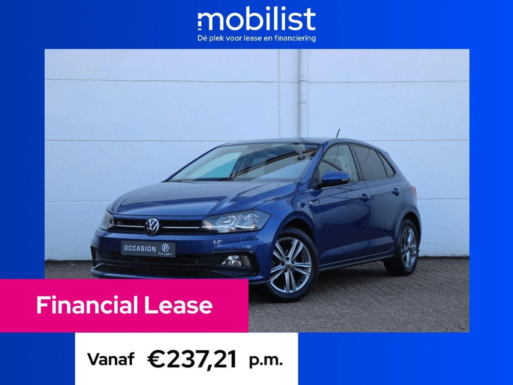 Volkswagen Polo 1.0 TSI R-Line Edition (bj 2021), Auto's, Volkswagen, Bedrijf, Lease, Financial lease, Polo, ABS, Adaptive Cruise Control