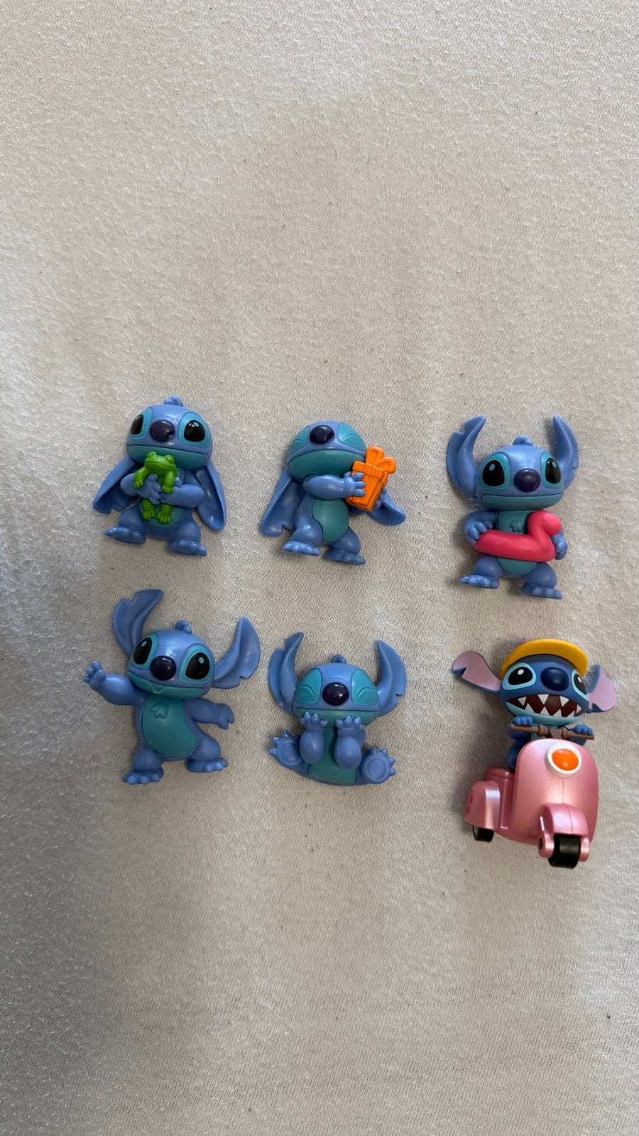 Set van 6 Disney Stitch beeldjes - Lilo & Stitch, Ophalen, Gebruikt, Jongen of Meisje