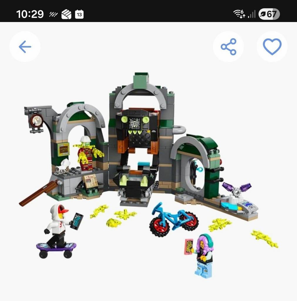 Lego Hidden Side Newbury metro, Ophalen of Verzenden, Zo goed als nieuw