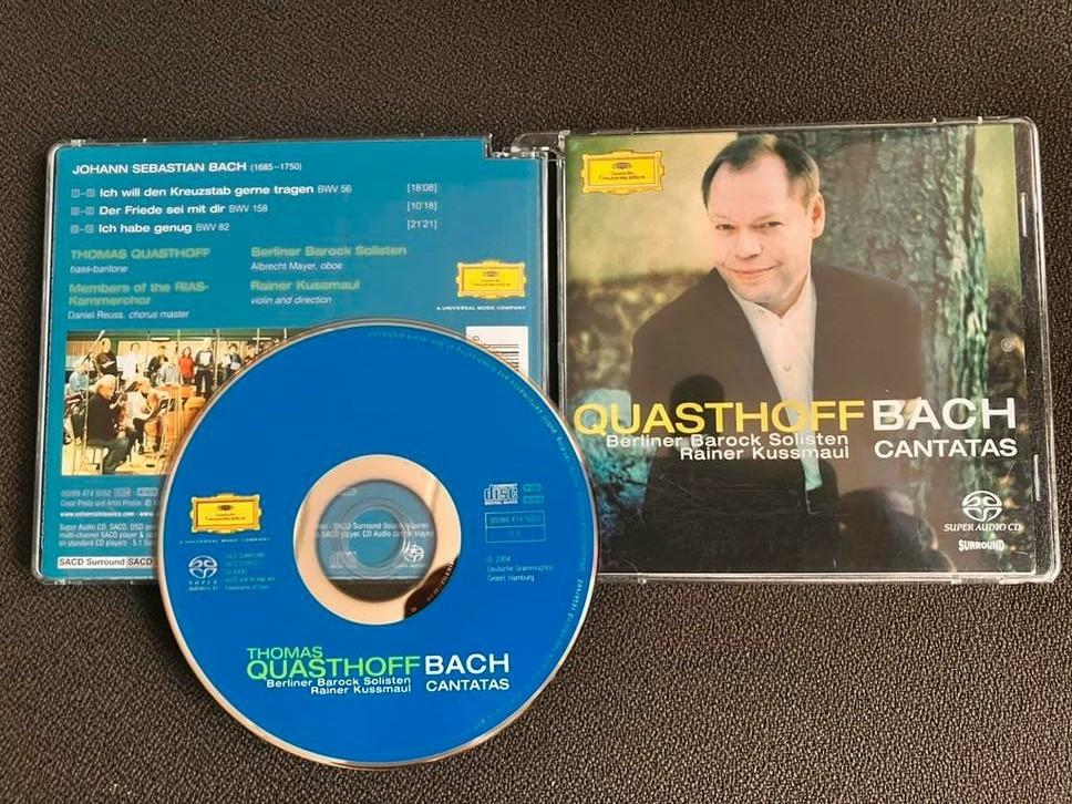 Thomas Quasthoff - Bach cantatas (SACD), Ophalen of Verzenden, Barok, Zo goed als nieuw