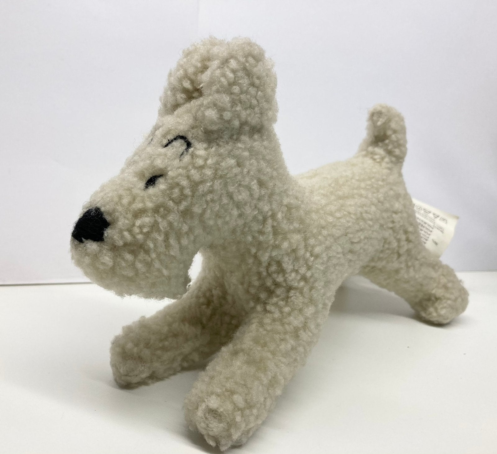Kuifje/Tintin; Milou (Bobbie) knuffel 2000, Ophalen of Verzenden, Kuifje, Zo goed als nieuw, Beeldje of Figuurtje