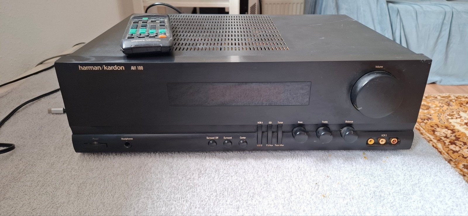Harman Kardon AVR 100 Receiver met afstandsbediening, Audio, Tv en Foto, Gebruikt, 60 tot 120 watt, Stereo, Ophalen