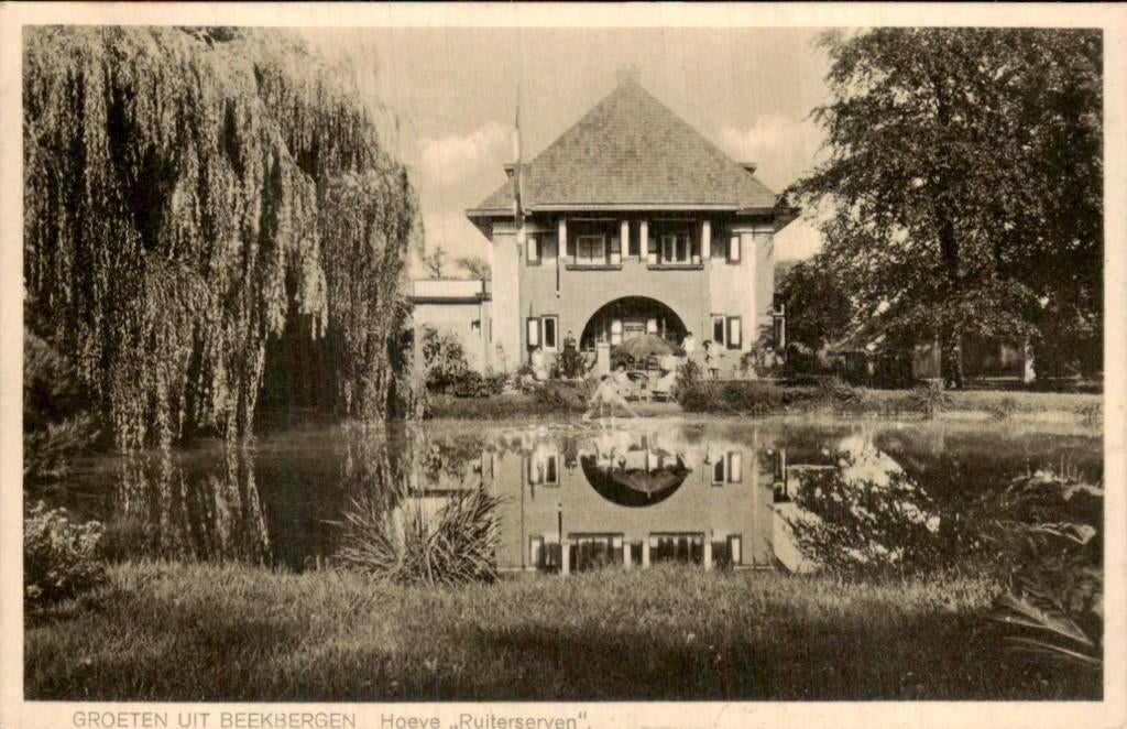 Beekbergen - Hoeve - Ruiterserven, Ophalen of Verzenden, 1920 tot 1940, Gelopen, Gelderland