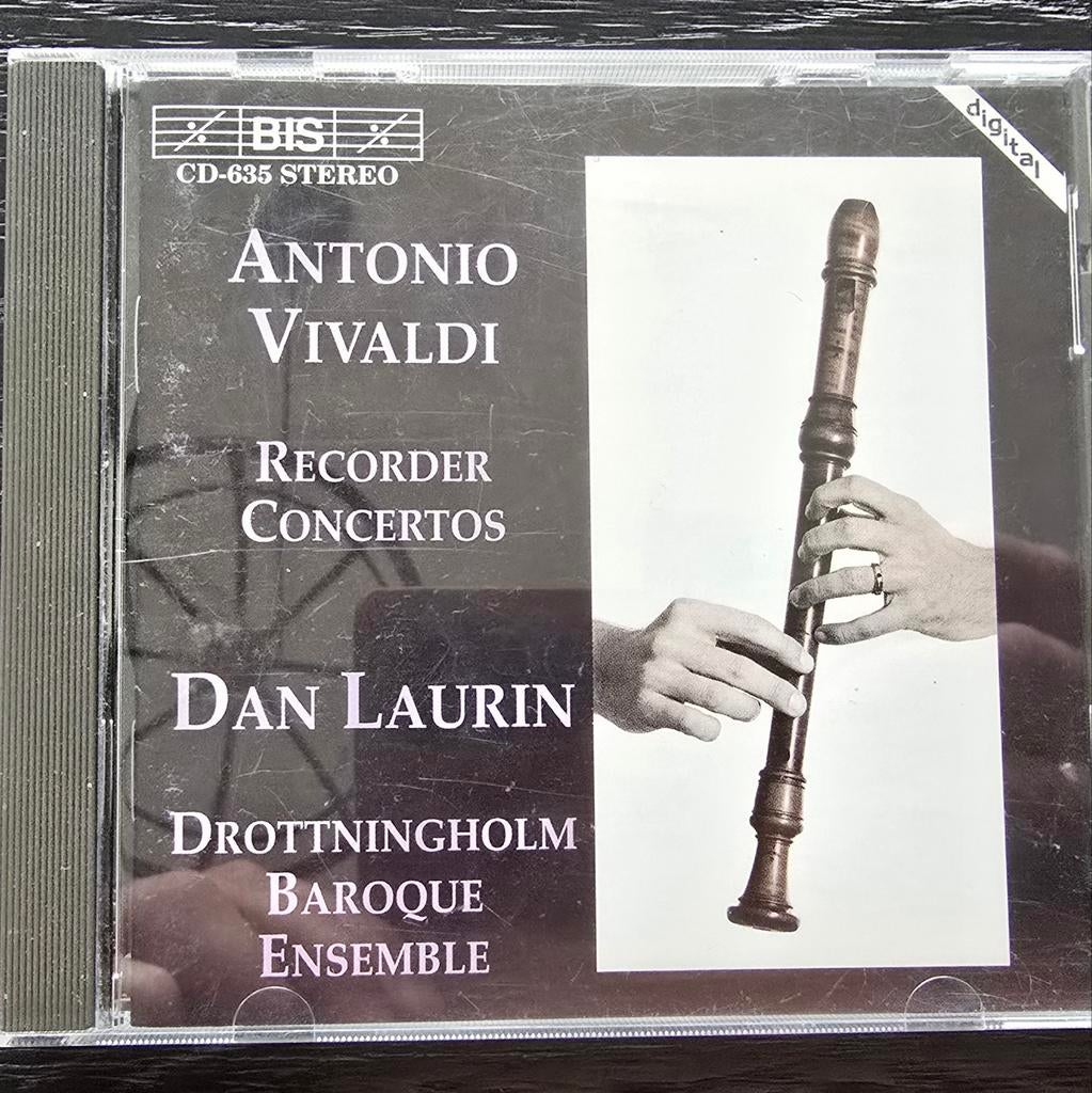 CD Vivaldi Recorder Concertos - Dan Laurin, Ophalen of Verzenden, Barok, Zo goed als nieuw, Orkest of Ballet