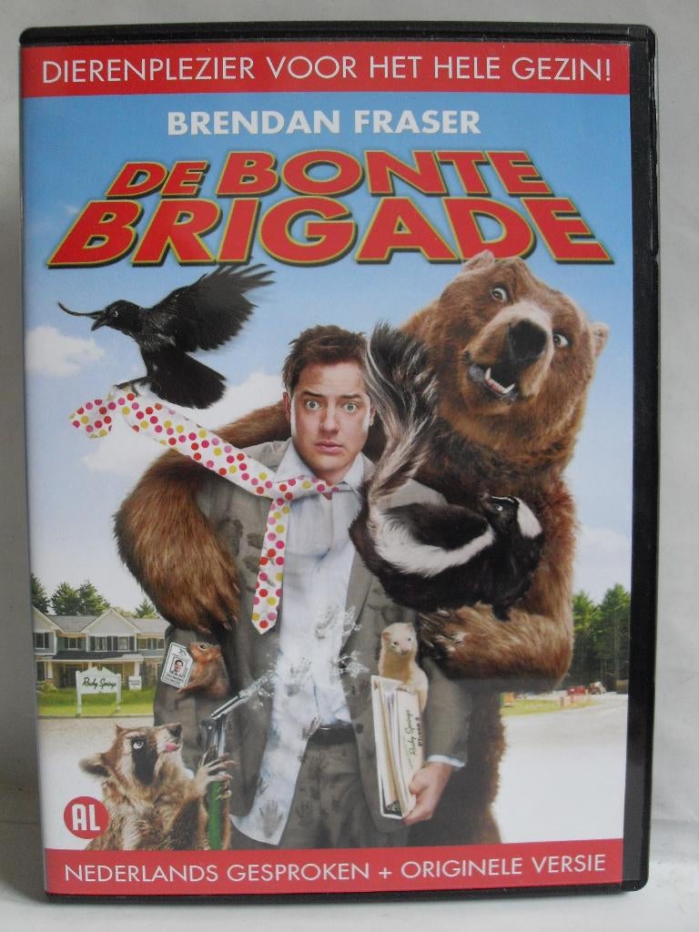 De Bonte Brigade (originele dvd) Brendan Frasier, Gebruikt, Alle leeftijden, Ophalen of Verzenden, Komedie