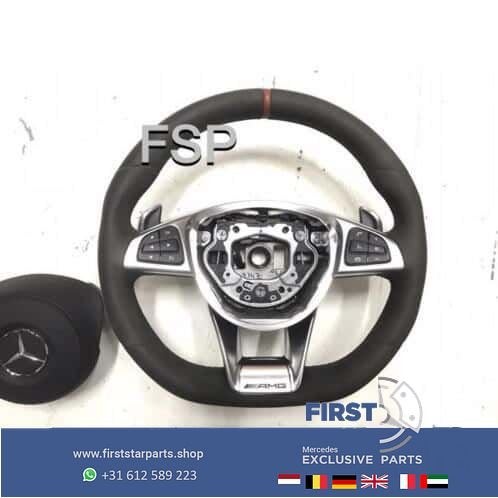AMG Performance stuur Origineel Mercedes A C CLA E 43 45 63, Auto-onderdelen, Gebruikt, -, Ophalen of Verzenden, -