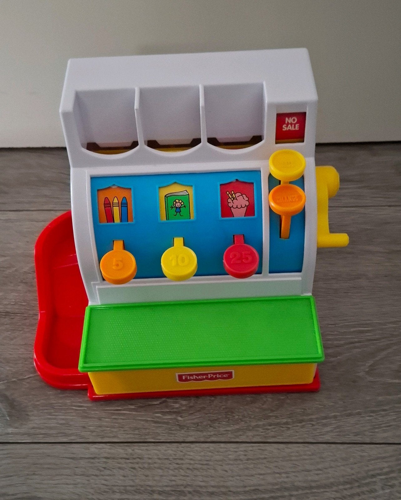 fisherprice kassa met 6 munten, Kinderen en Baby's, Ophalen of Verzenden, Speelset