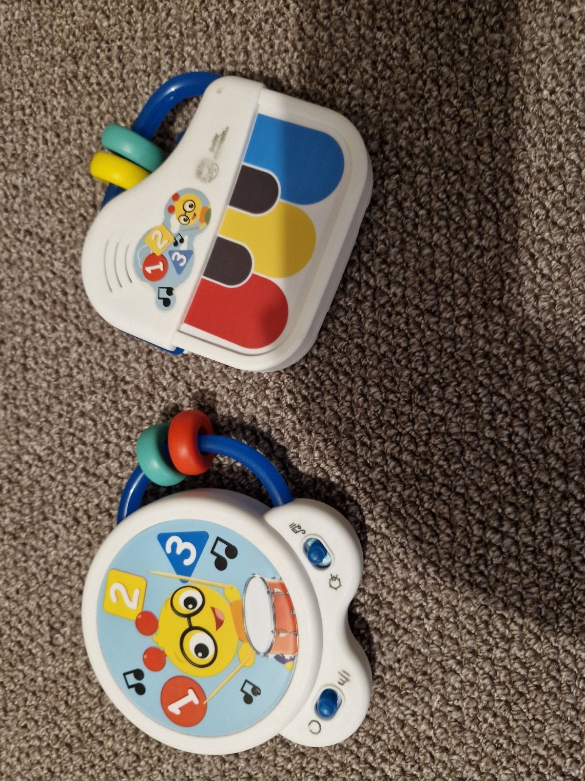 Baby Einstein Muzikaal Speelgoed: Piano & Trommel, Ophalen of Verzenden, Gebruikt, Overige typen, Met geluid