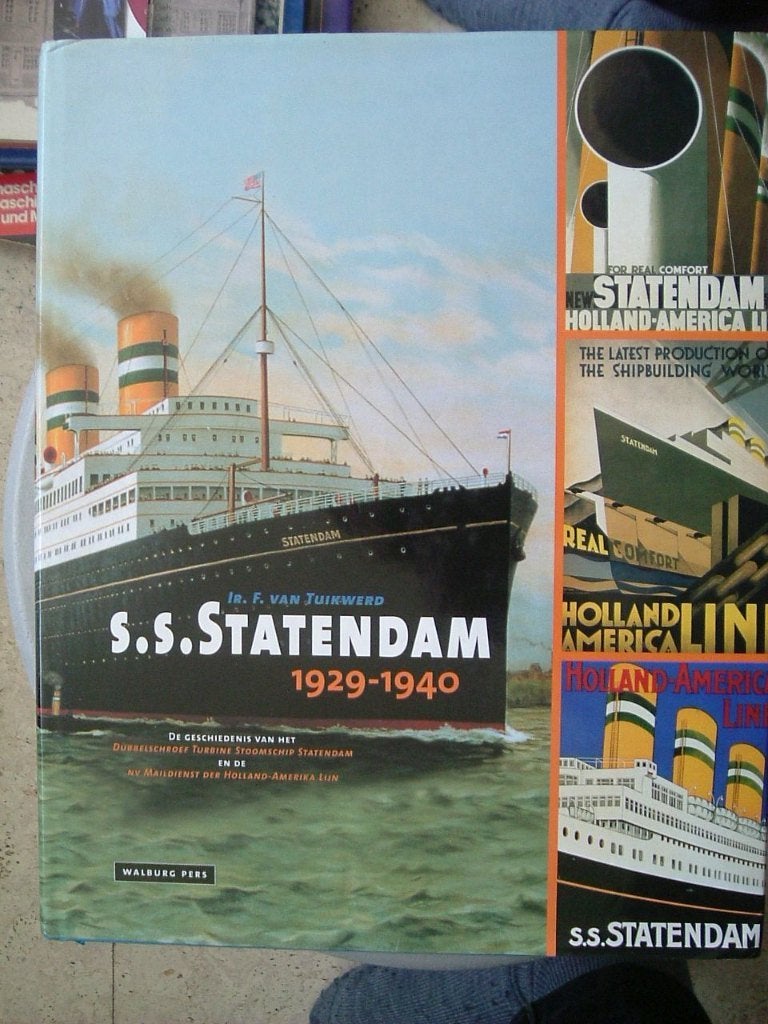 S.S. Statendam 1929 - 1940., Verzamelen, Ophalen of Verzenden, Zo goed als nieuw, Motorboot, Boek of Tijdschrift
