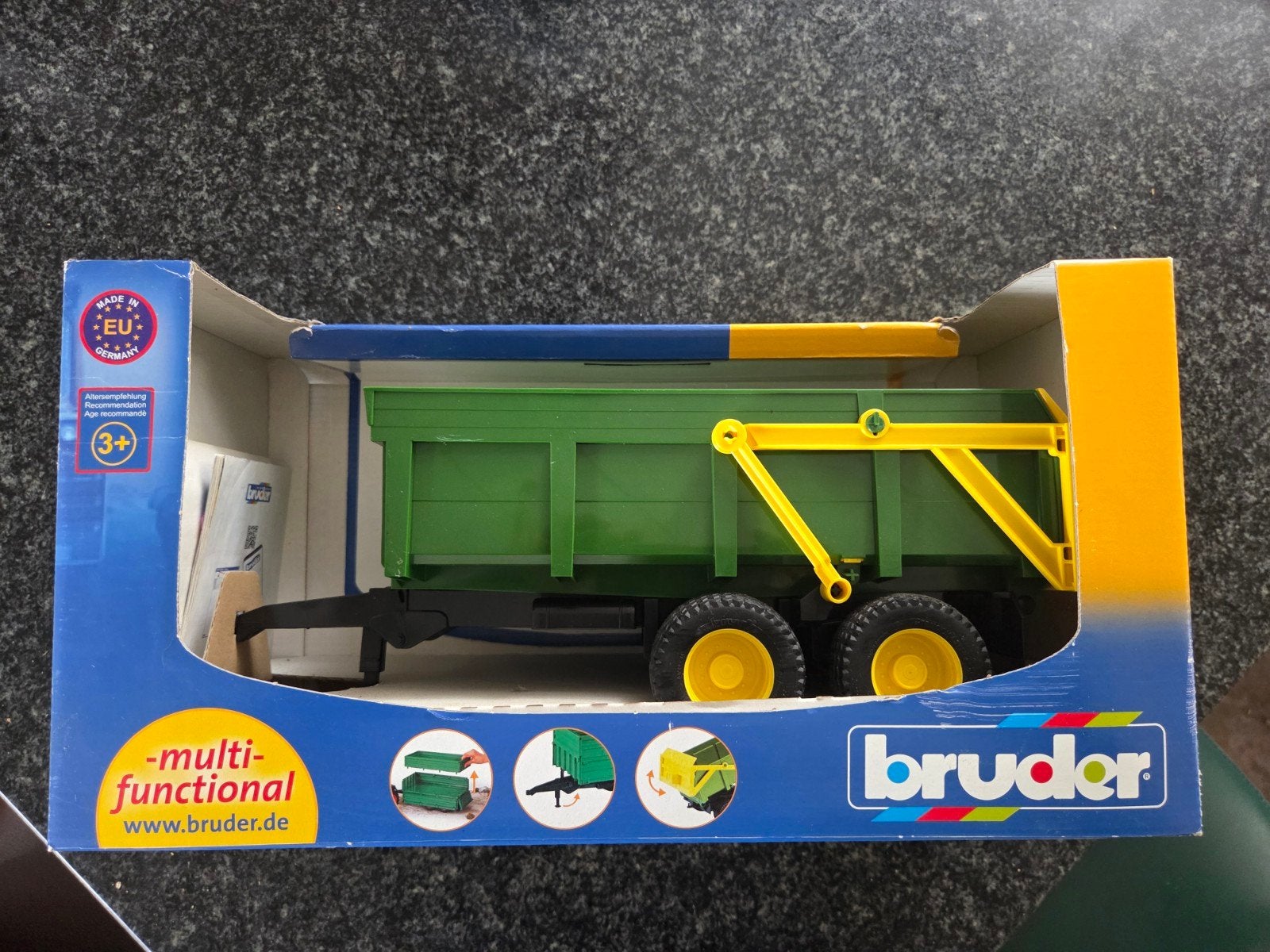 Bruder Aanhanger voor Tractor - Schaal 1:16, Ophalen, Nieuw