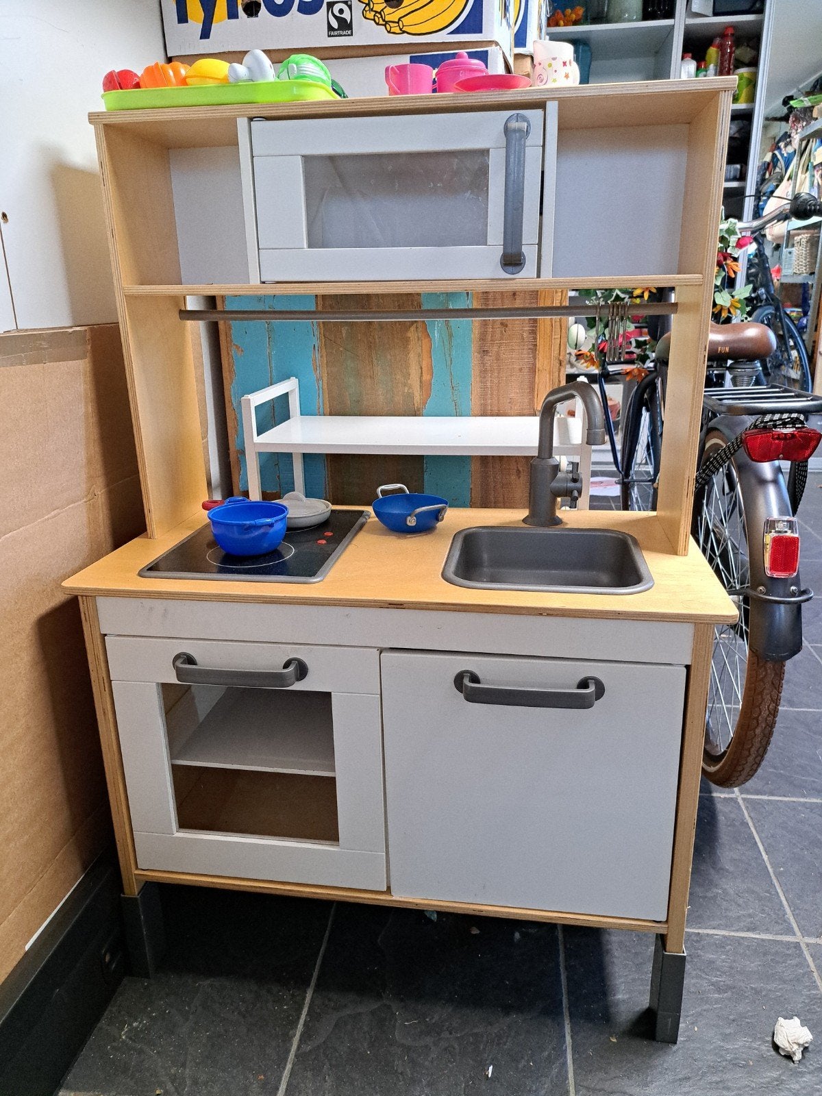IKEA Speelkeuken met accessoires, Ophalen, Zo goed als nieuw, Hout, Speelkeuken